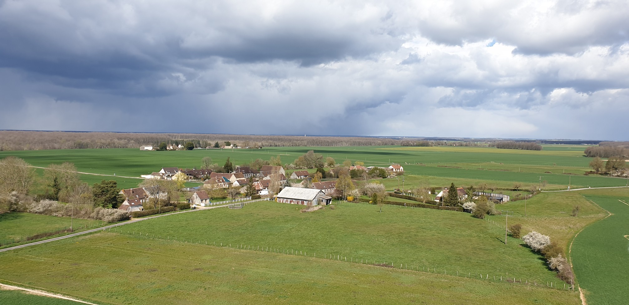 La Framboisière vue du château d’eau Mairie de La Framboisière